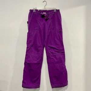 Koi by Kathy Peterson • Purple Cargo Scrub Pants